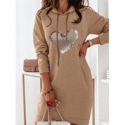 women's long sleeve dress HF1601-03-03