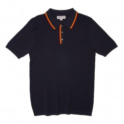 black casual polo shirt HE1607-04-03