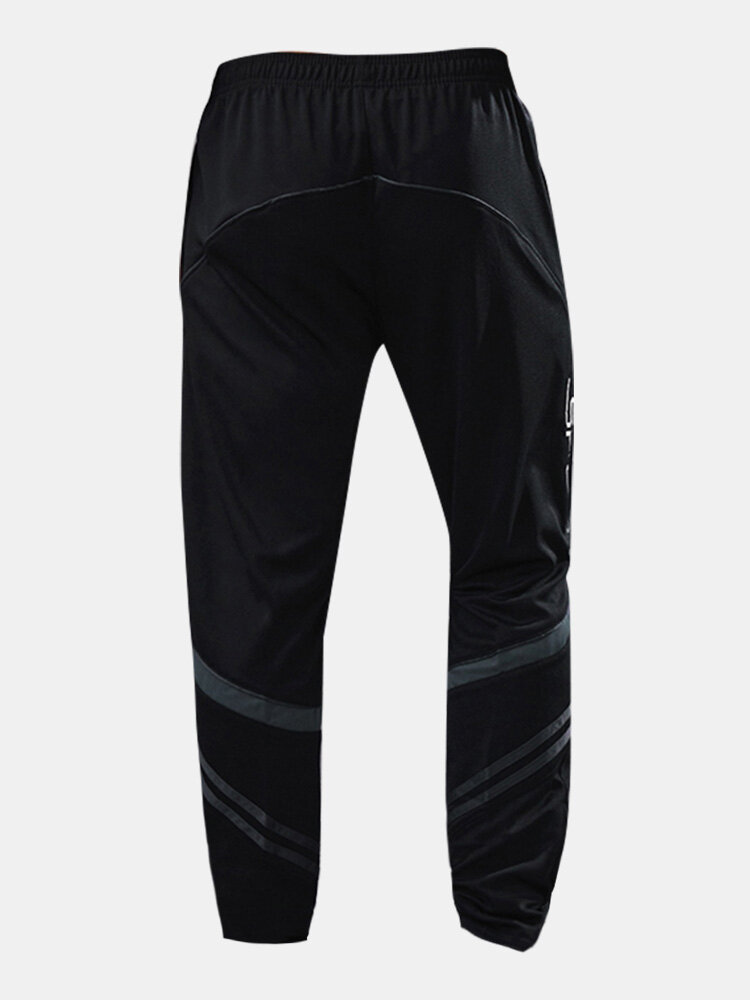 Side Letter Fitting Mid Rise Ankle Length Drawstring Sports Pants Side Letter Fitting Mid Rise Ankle Length Drawstring Sports Pants